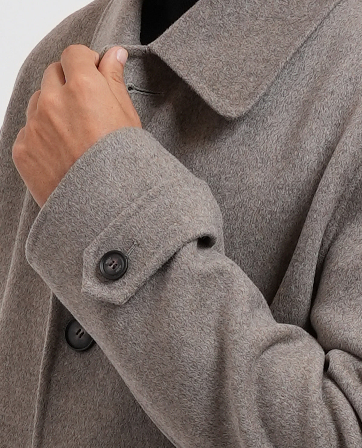 Cappotto lungo uomo di Boss in misto lana 