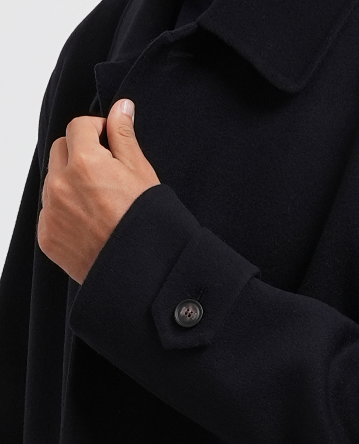 Cappotto lungo uomo di Boss in misto lana 