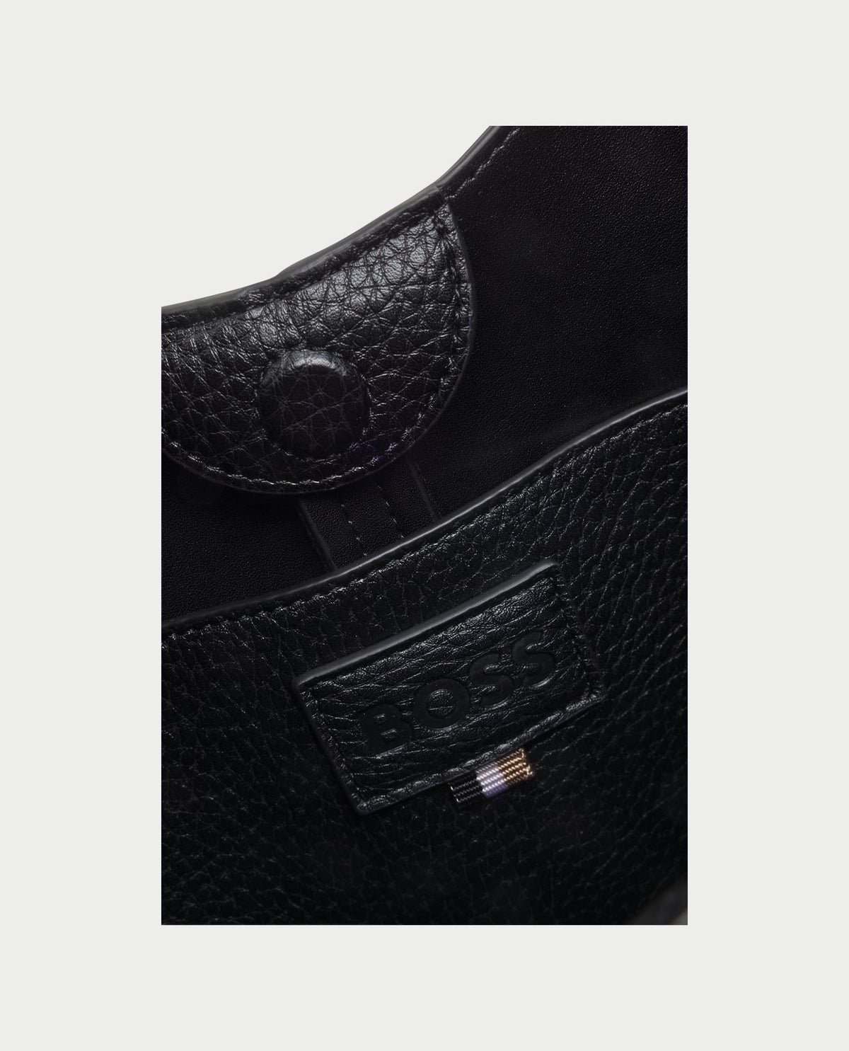 Borsa hobo donna di Boss effetto martellato 