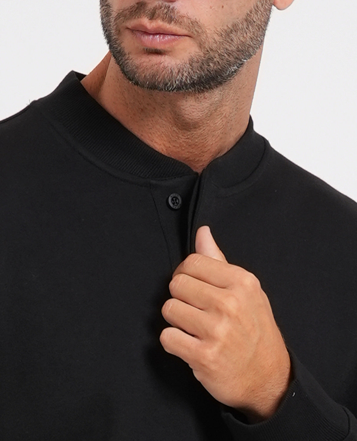 Felpa uomo Boss con bottoni<BR/> 