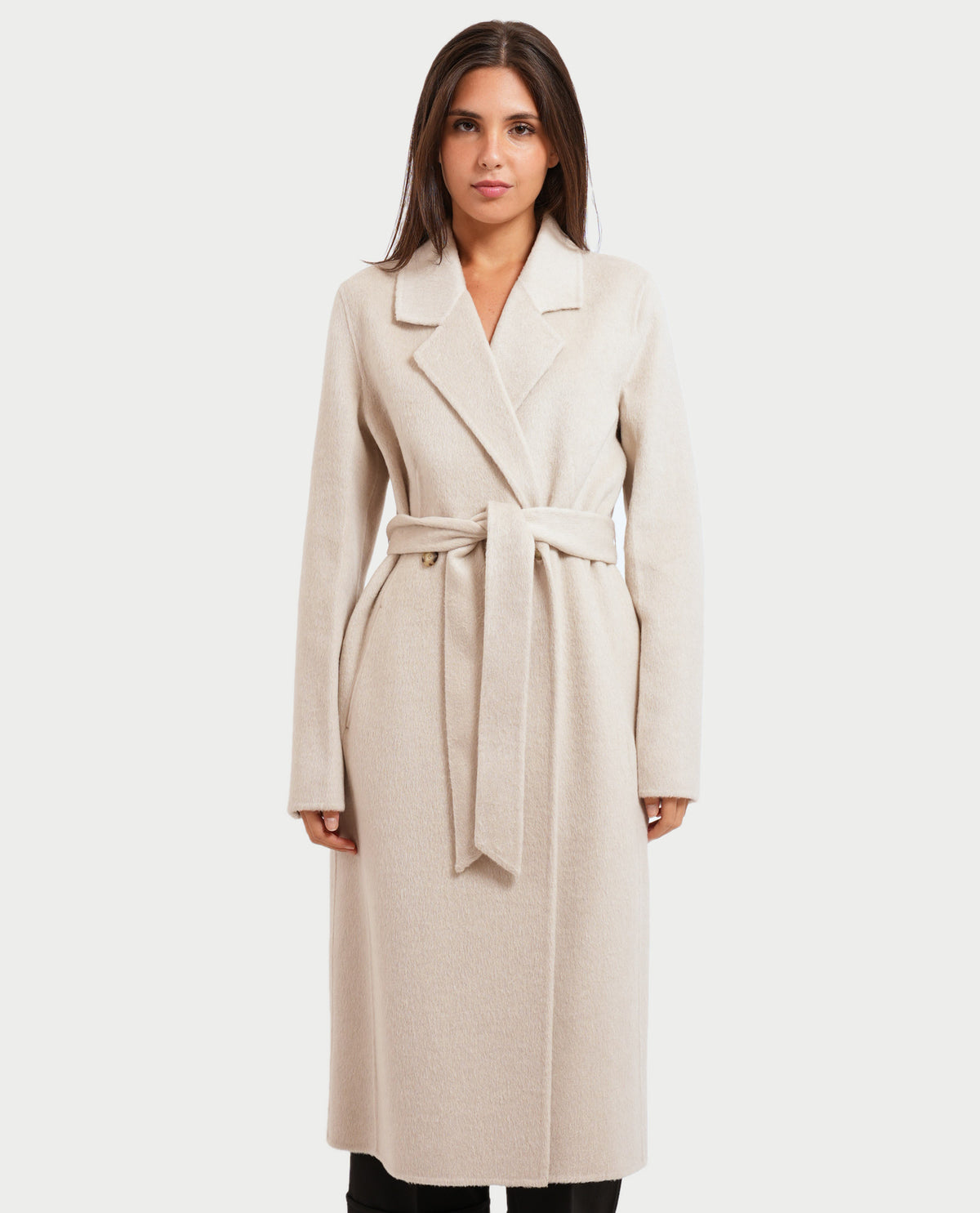 Cappotto lungo in lana Boss donna 