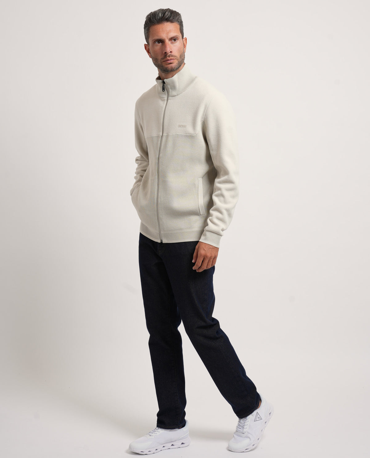 Giacca ibrida uomo di Boss fullzip 