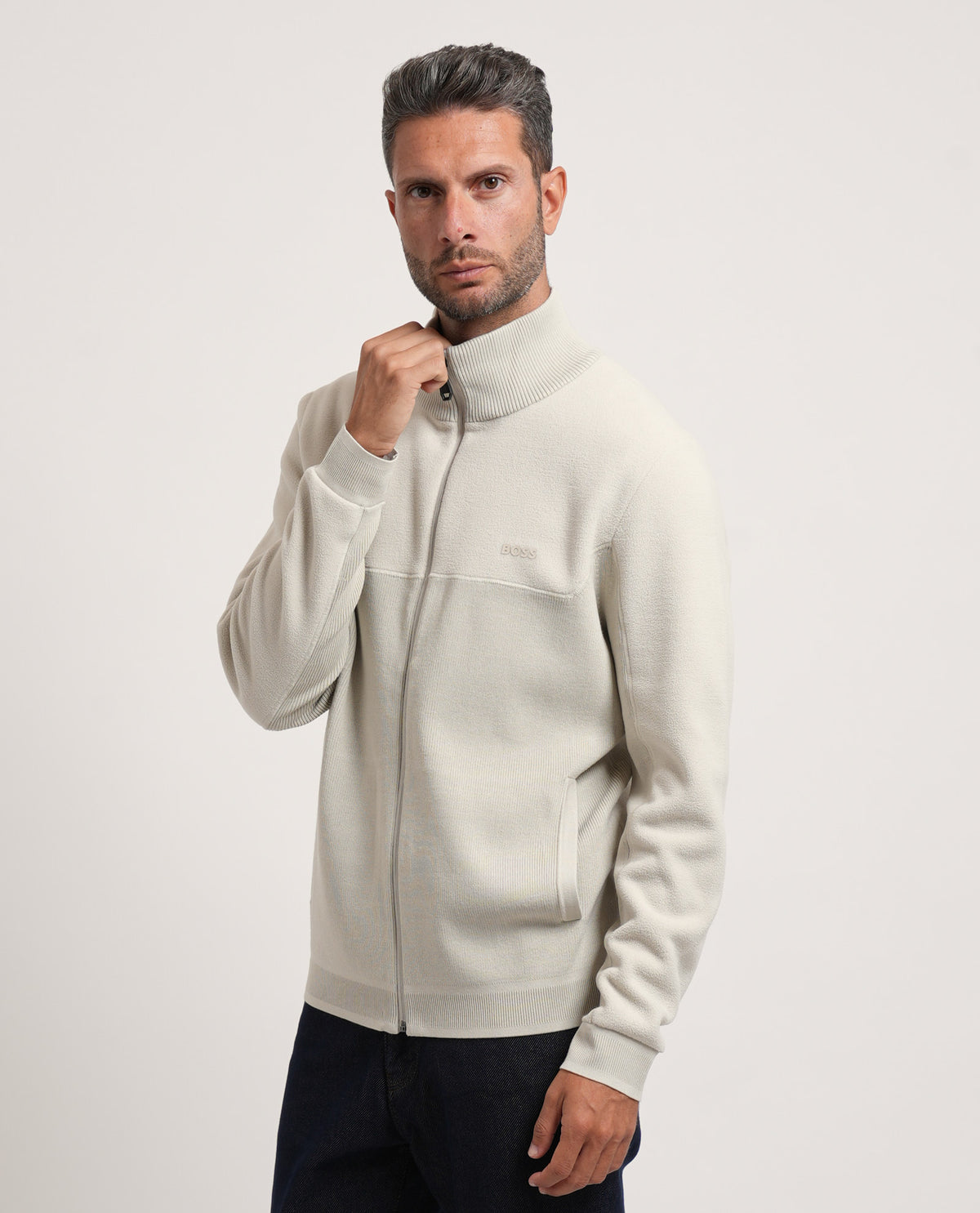 Giacca ibrida uomo di Boss fullzip 