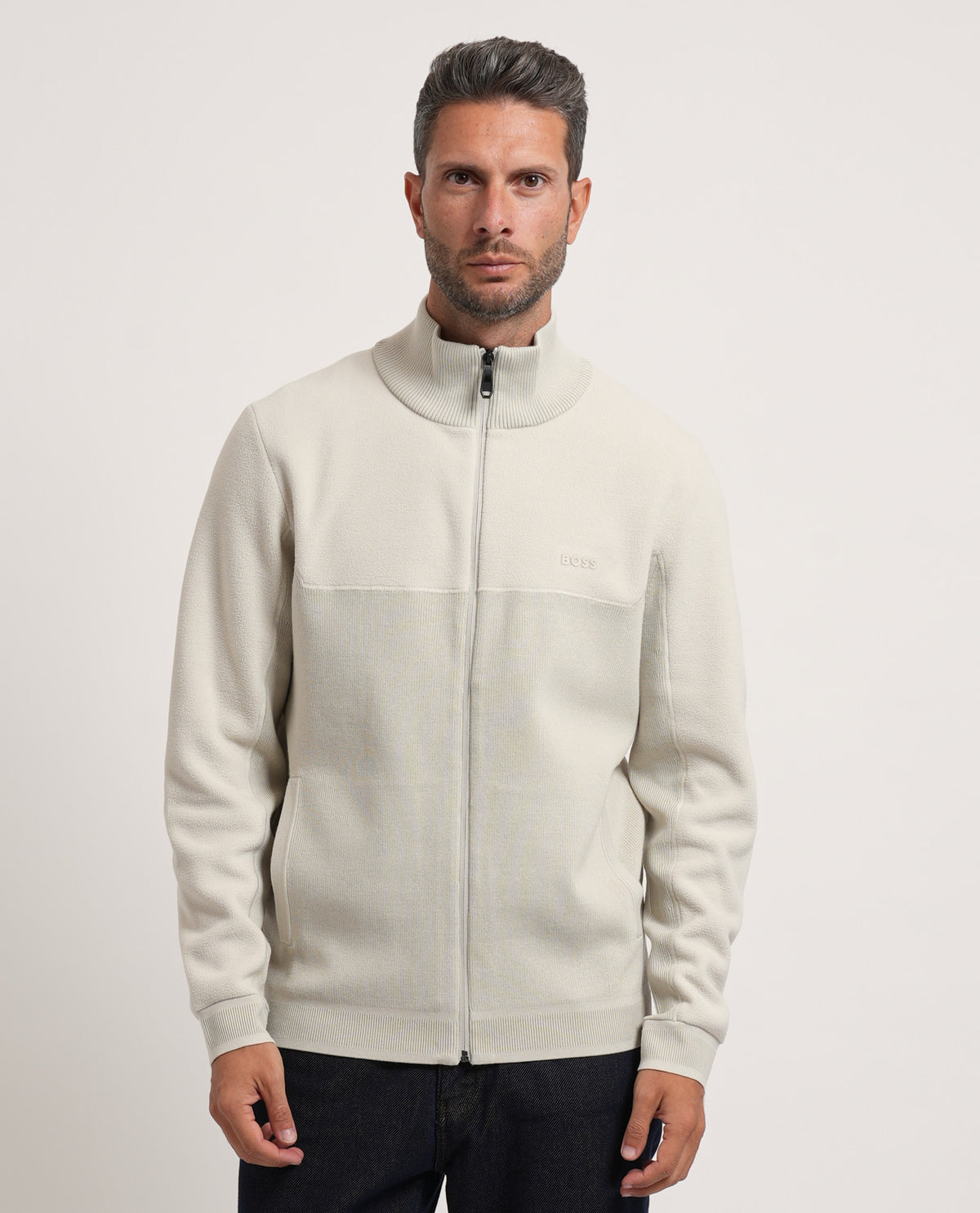 Giacca ibrida uomo di Boss fullzip 