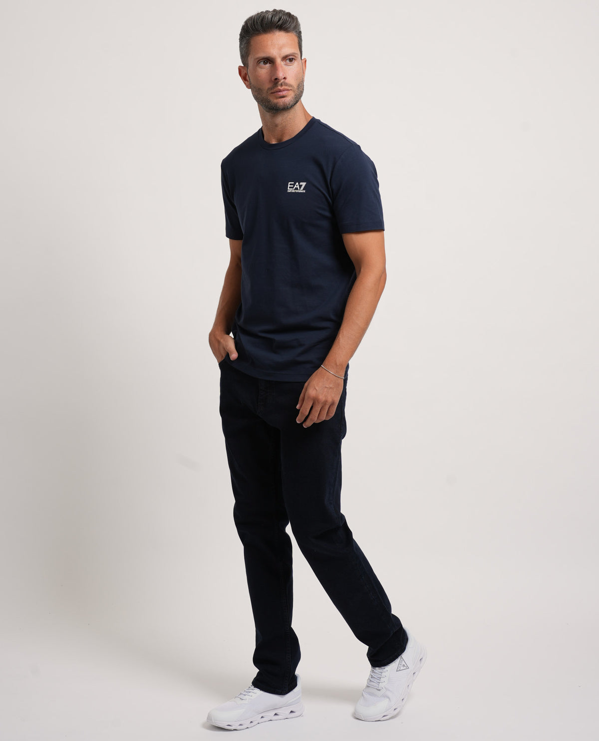 Jeans uomo Boss slim fit in tessuto elasticizzato 