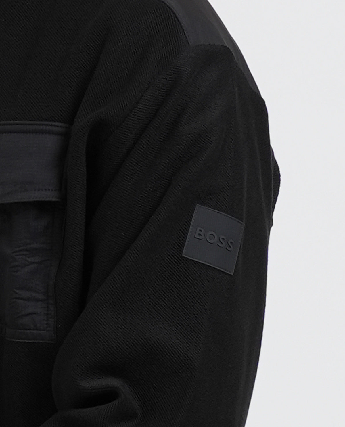 Felpa uomo Boss fullzip con tasca 