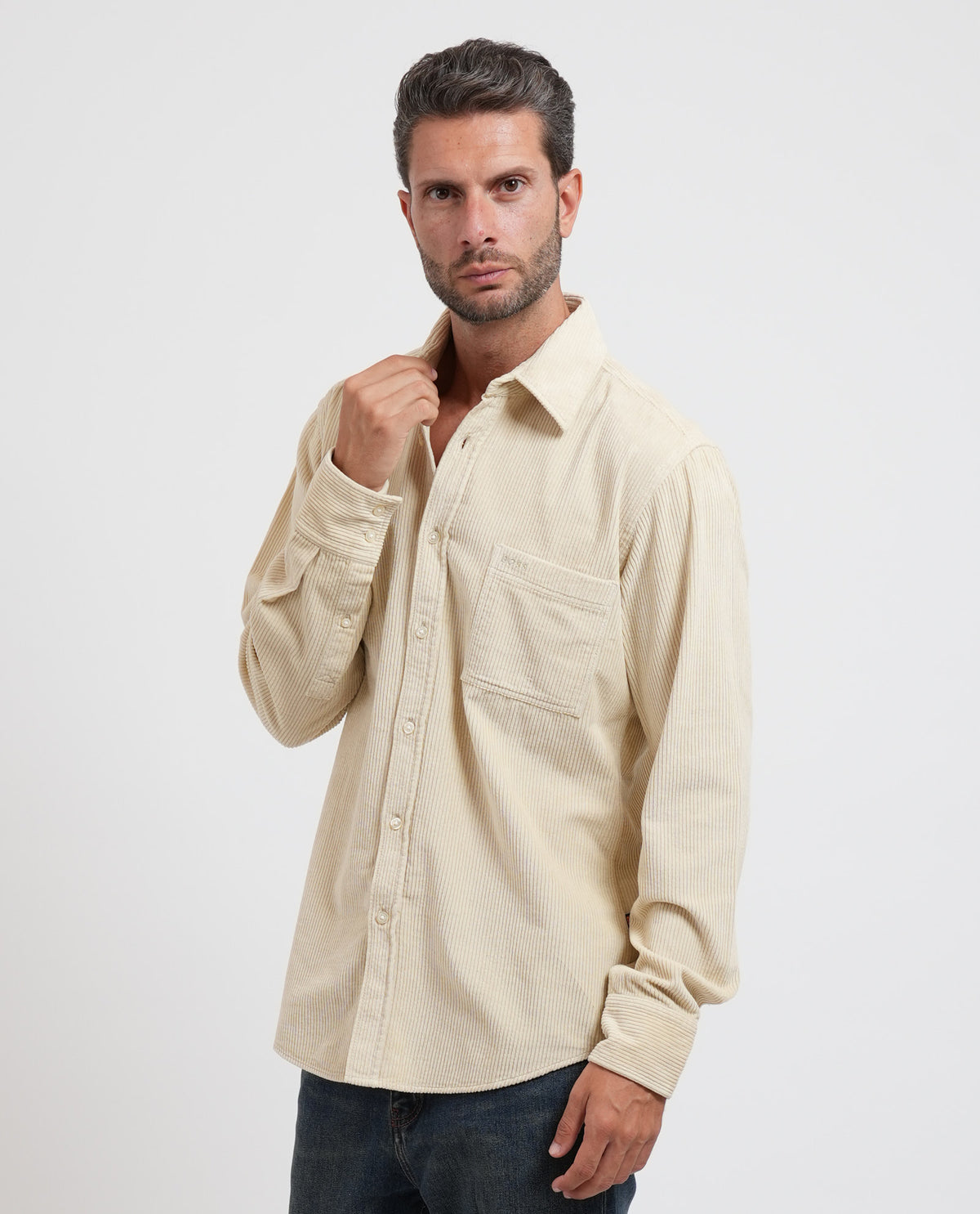 Camicia in velluto Boss uomo regular fit 