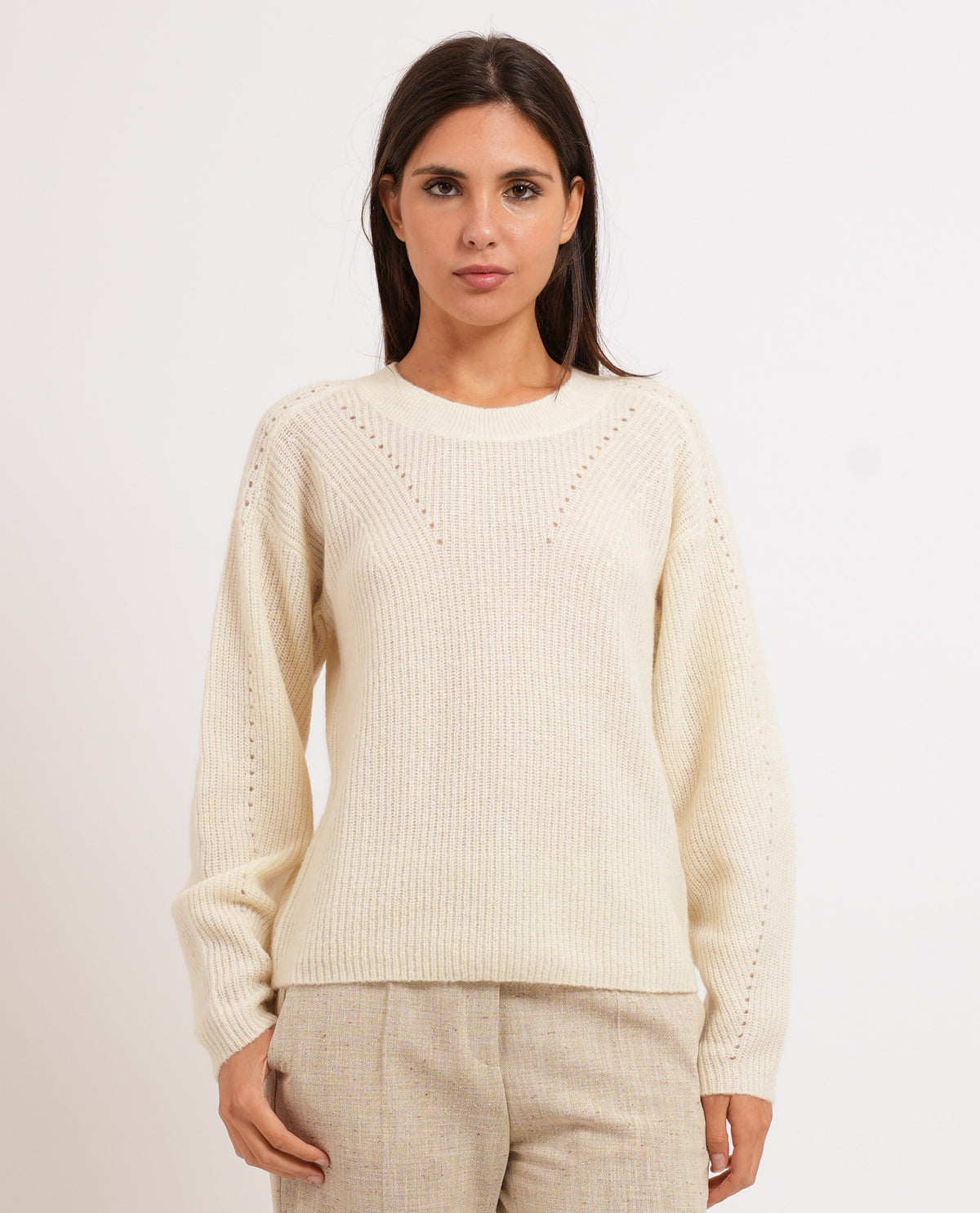 Maglione donna Boss in misto lana 