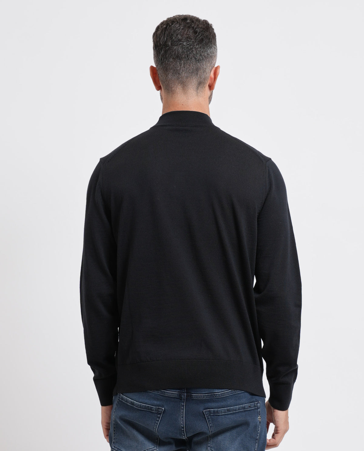 Maglione a lupetto Boss uomo in lana extrafine 