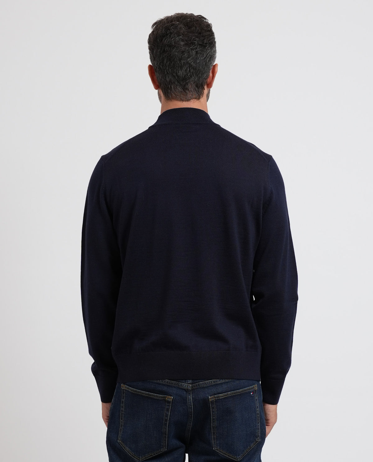 Maglione a lupetto Boss uomo in lana extrafine 
