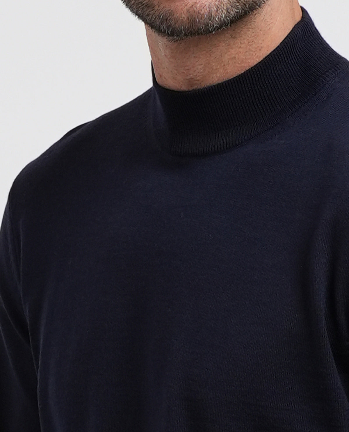 Maglione a lupetto Boss uomo in lana extrafine 