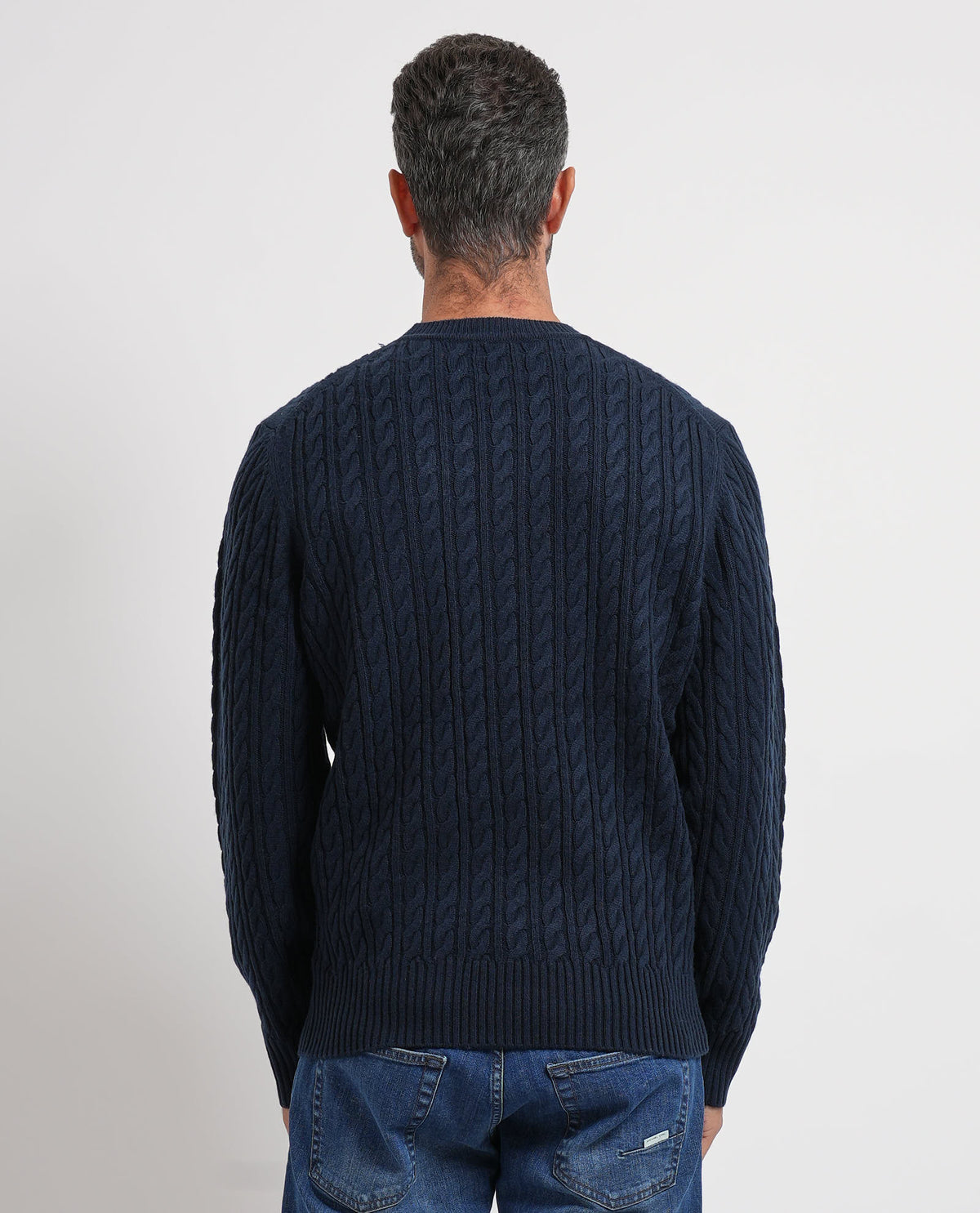 Maglione uomo Boss con lavorazione a trecce 