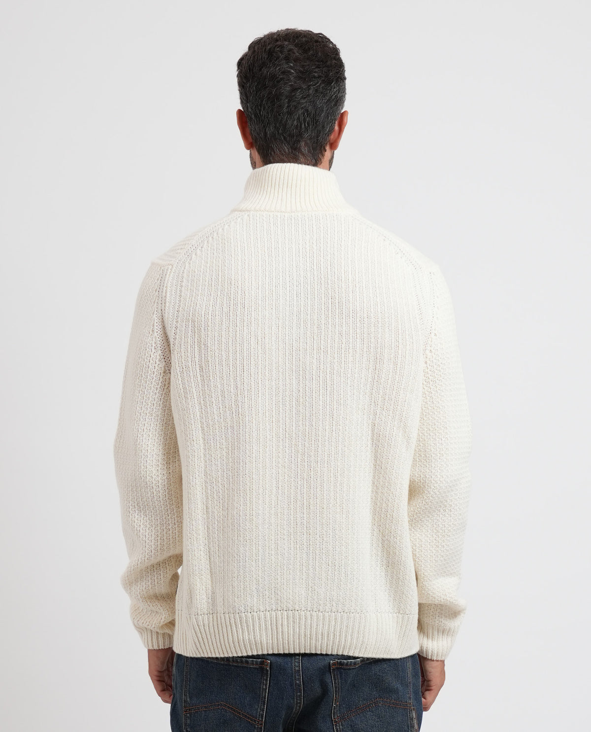 Maglione uomo Boss a mezza zip 