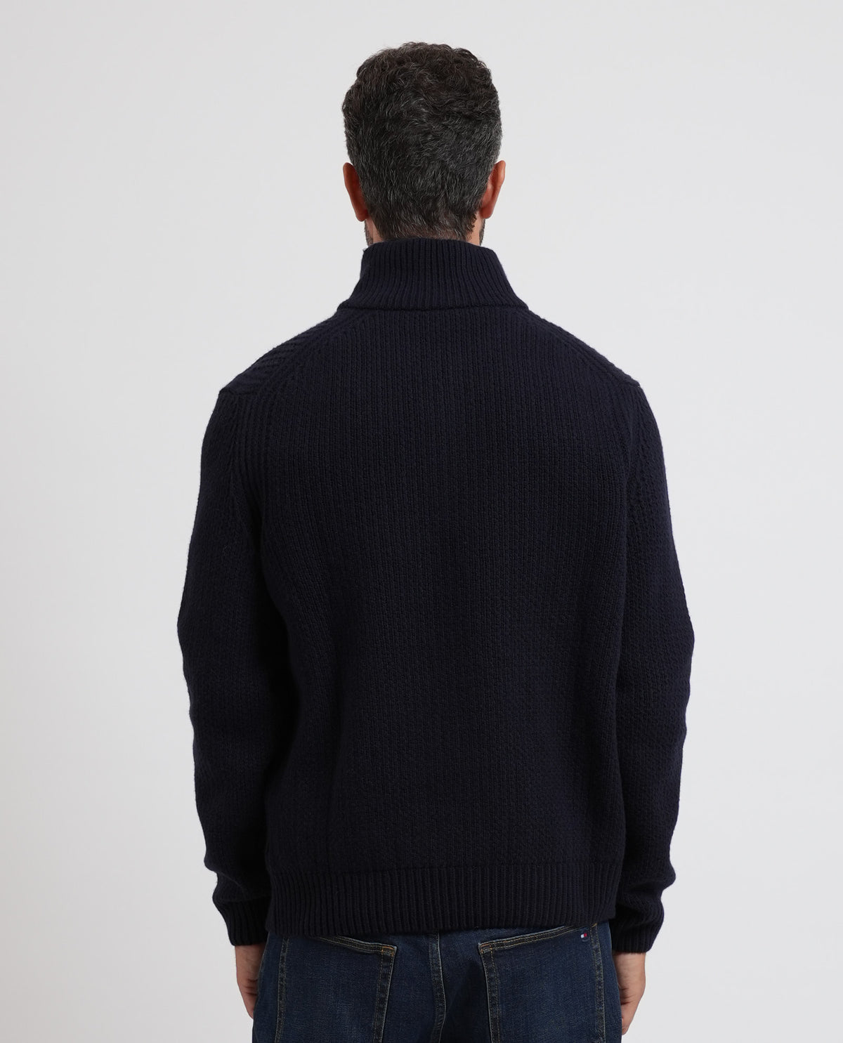 Maglione uomo Boss a mezza zip 