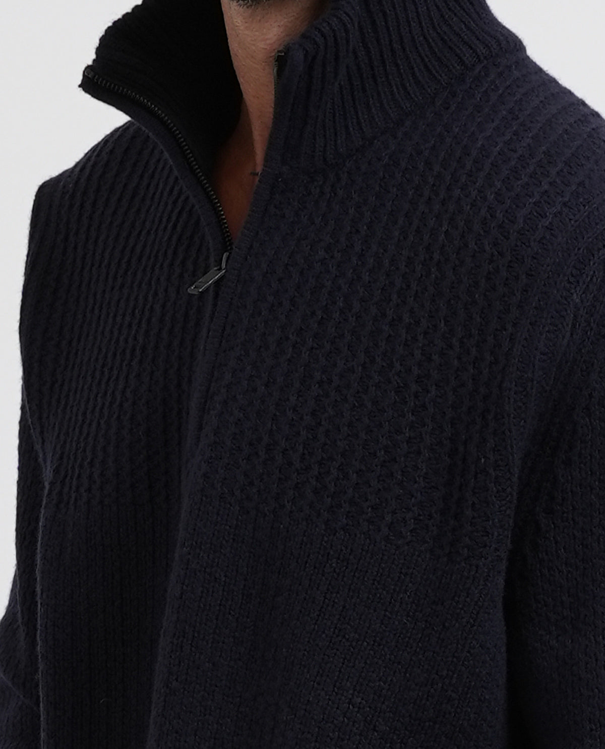 Maglione uomo Boss a mezza zip 