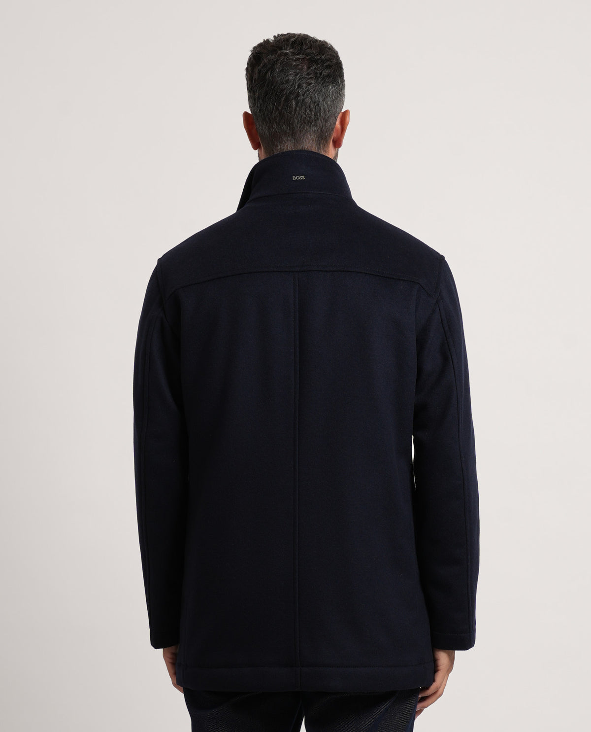 Cappotto formale Boss uomo in tessuto italiano 