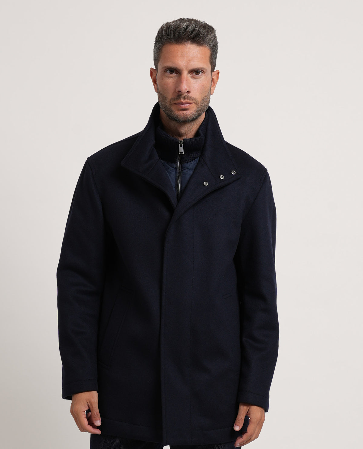 Cappotto formale Boss uomo in tessuto italiano 