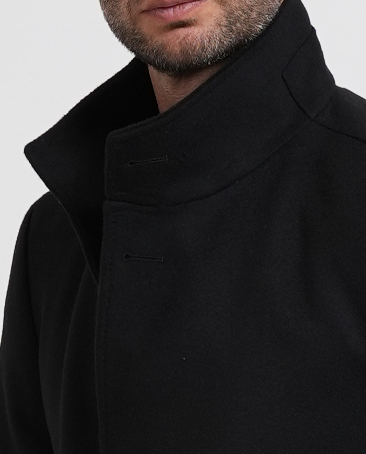 Cappotto slim fit Boss uomo in tessuto italiano 