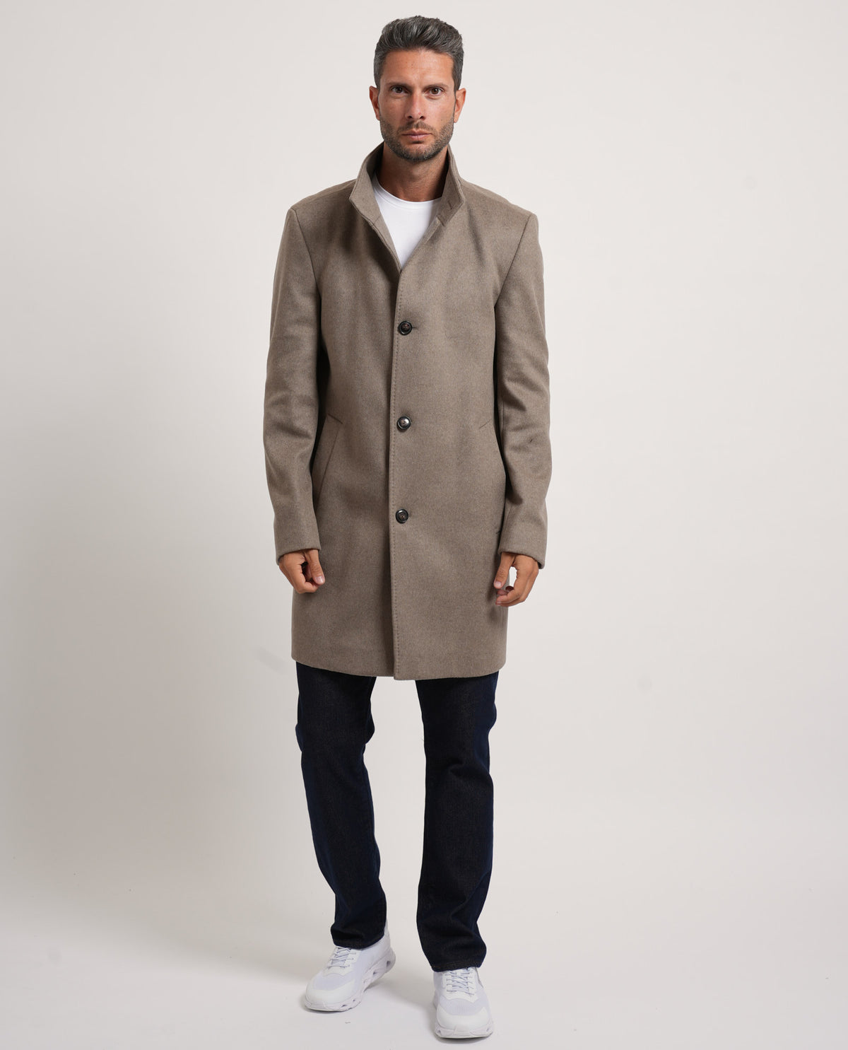 Cappotto uomo Boss alla coreana 