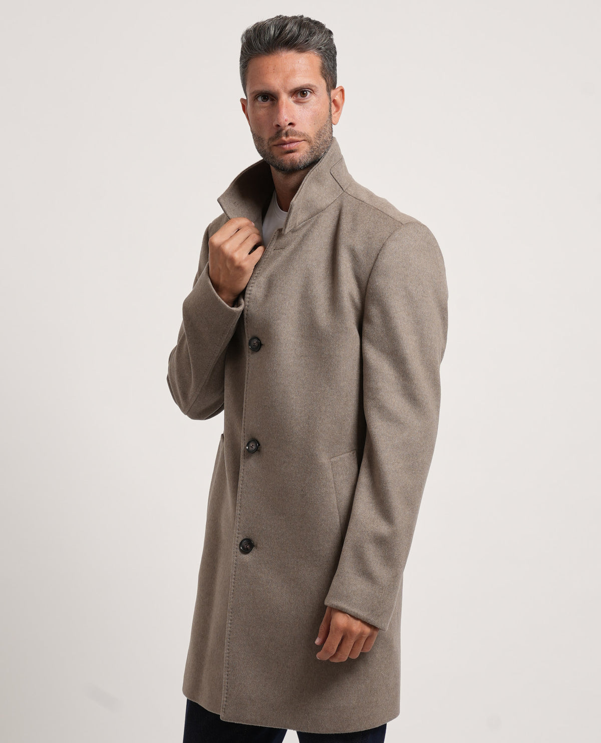 Cappotto uomo Boss alla coreana 