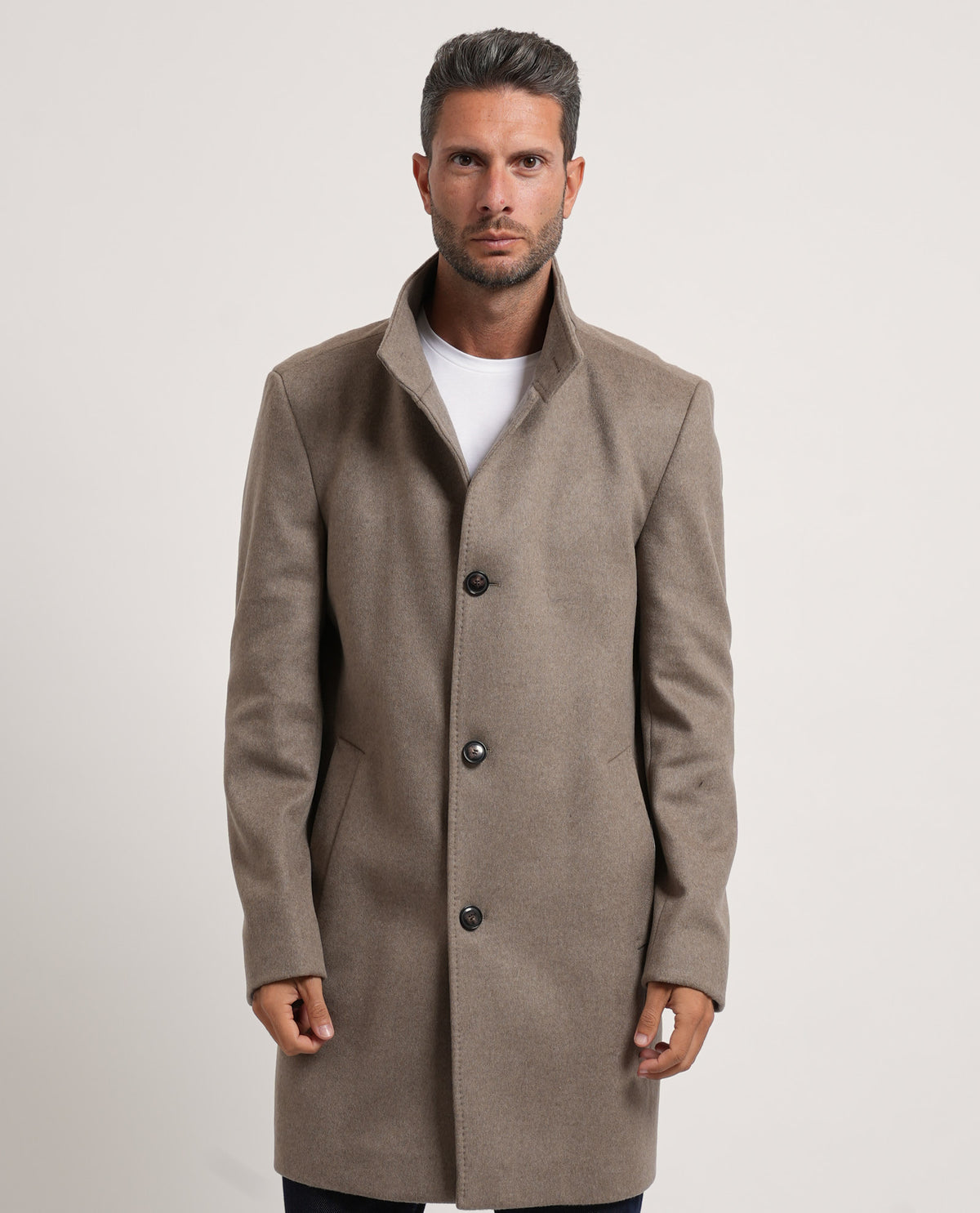 Cappotto uomo Boss alla coreana 