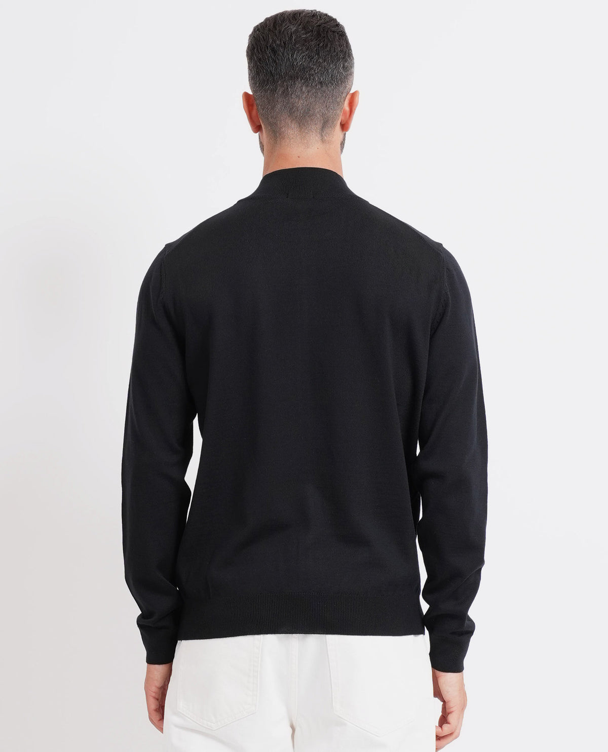 Cardigan uomo Boss fullzip e con logo ricamato 