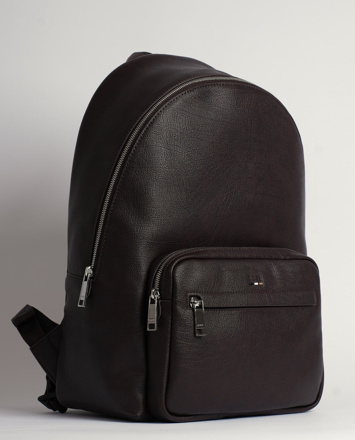 Zaino uomo Boss con logo e tasca frontale 