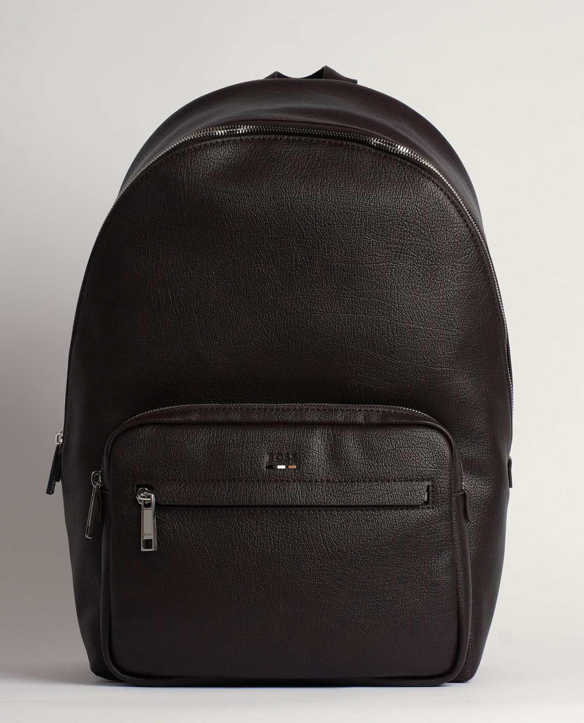 Zaino uomo Boss con logo e tasca frontale 