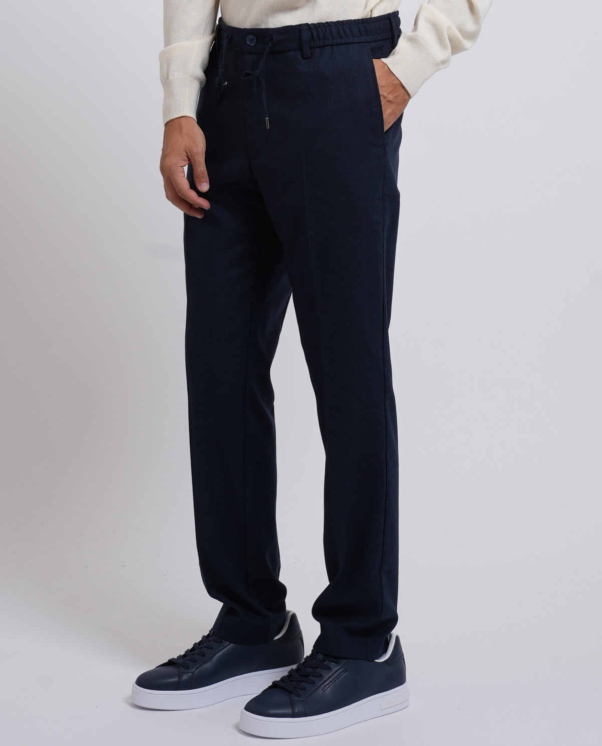 Pantaloni uomo Boss con elastico e couliesse 