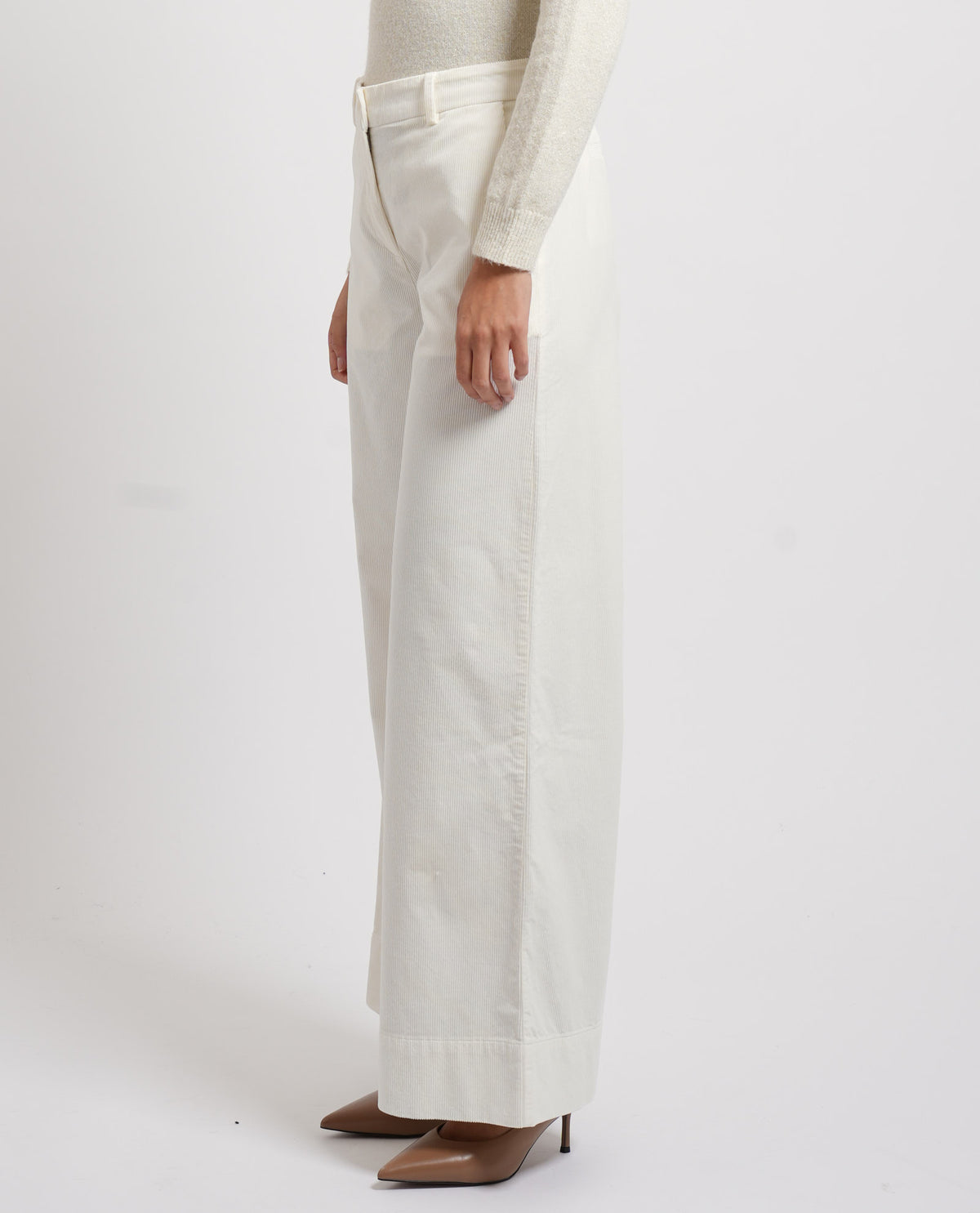 Pantaloni donna Boss a gamba larga 