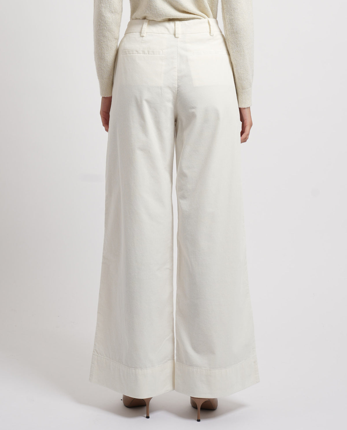 Pantaloni donna Boss a gamba larga 