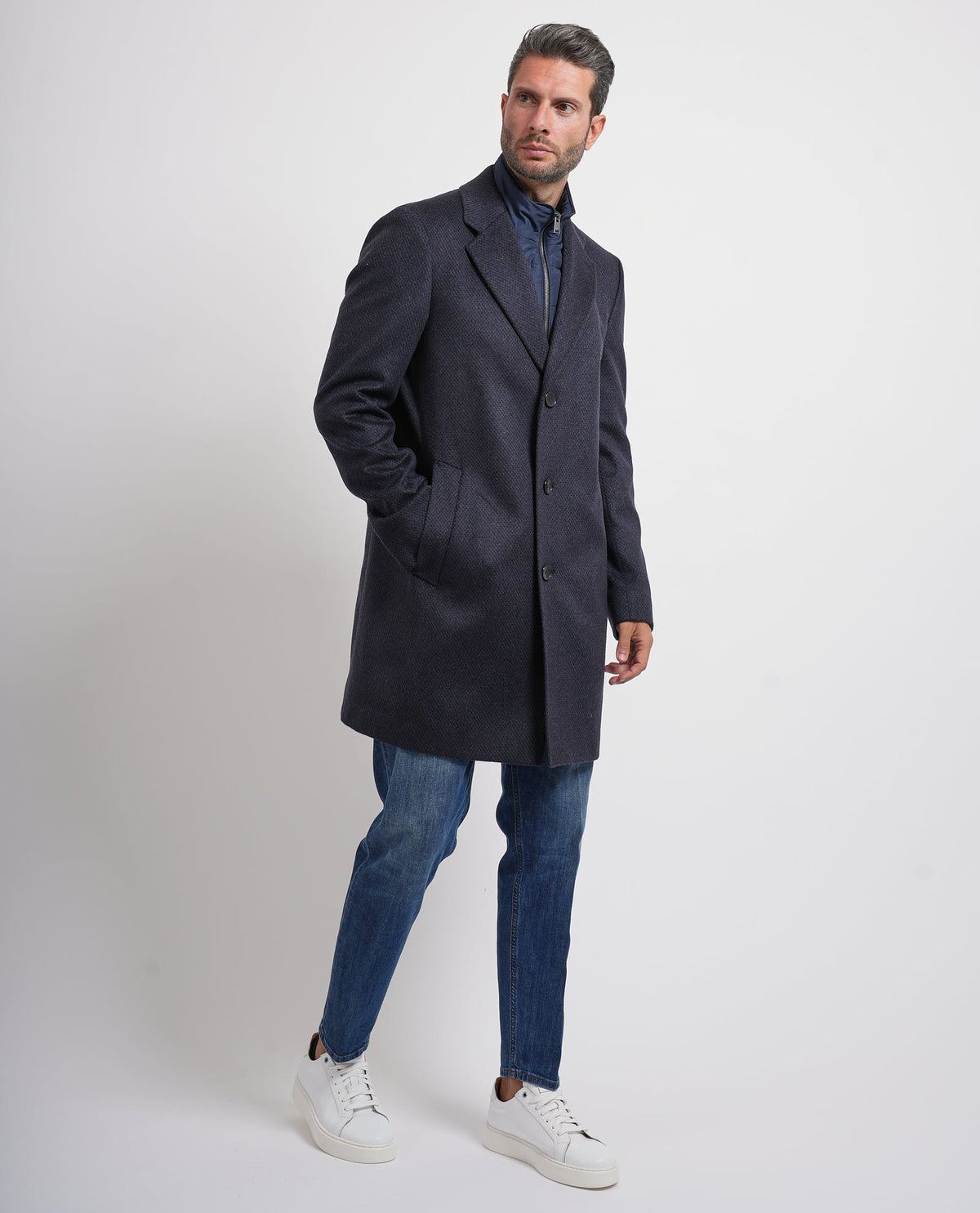 Cappotto uomo Boss con gilet interno 