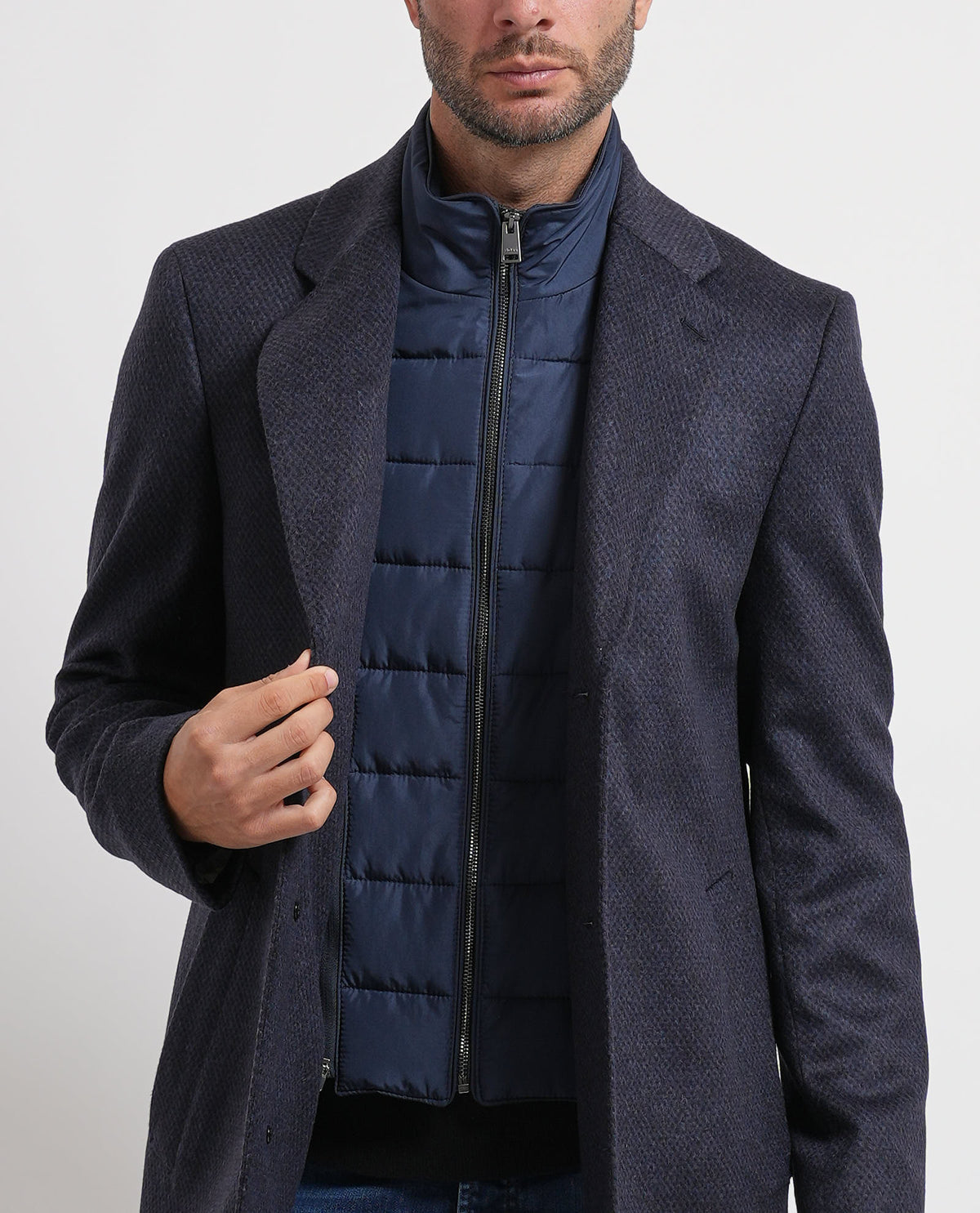 Cappotto uomo Boss con gilet interno 