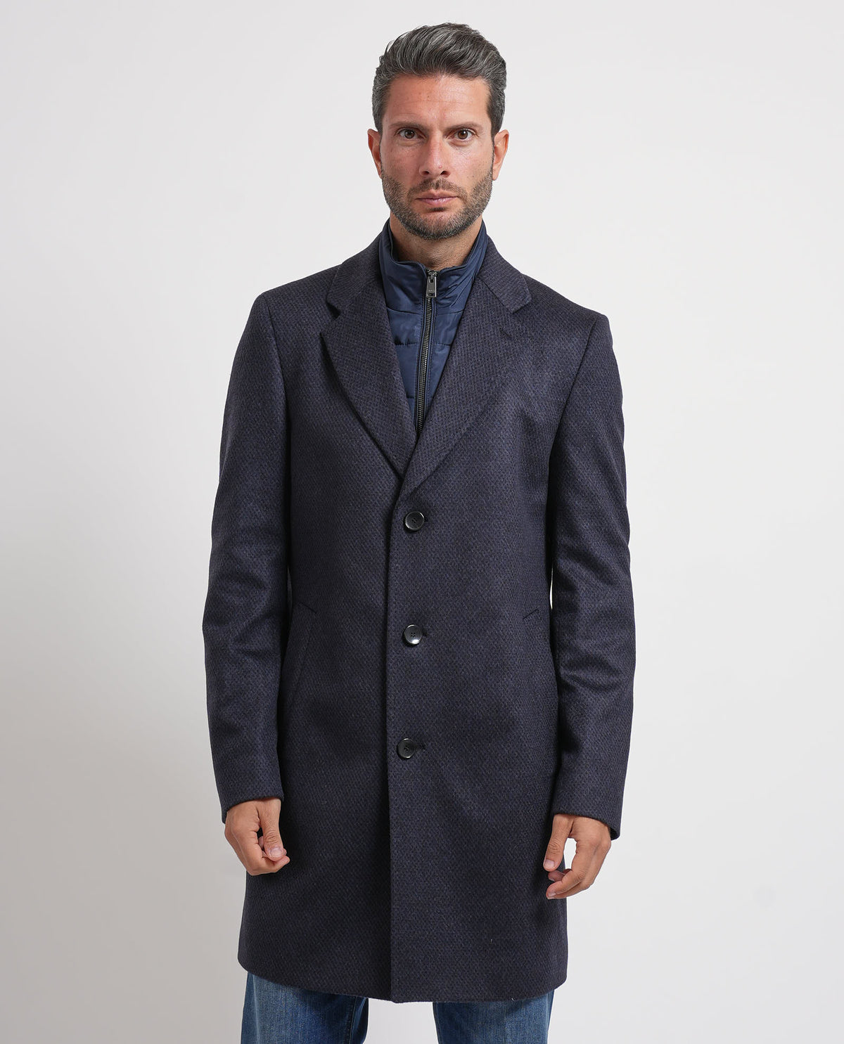 Cappotto uomo Boss con gilet interno 