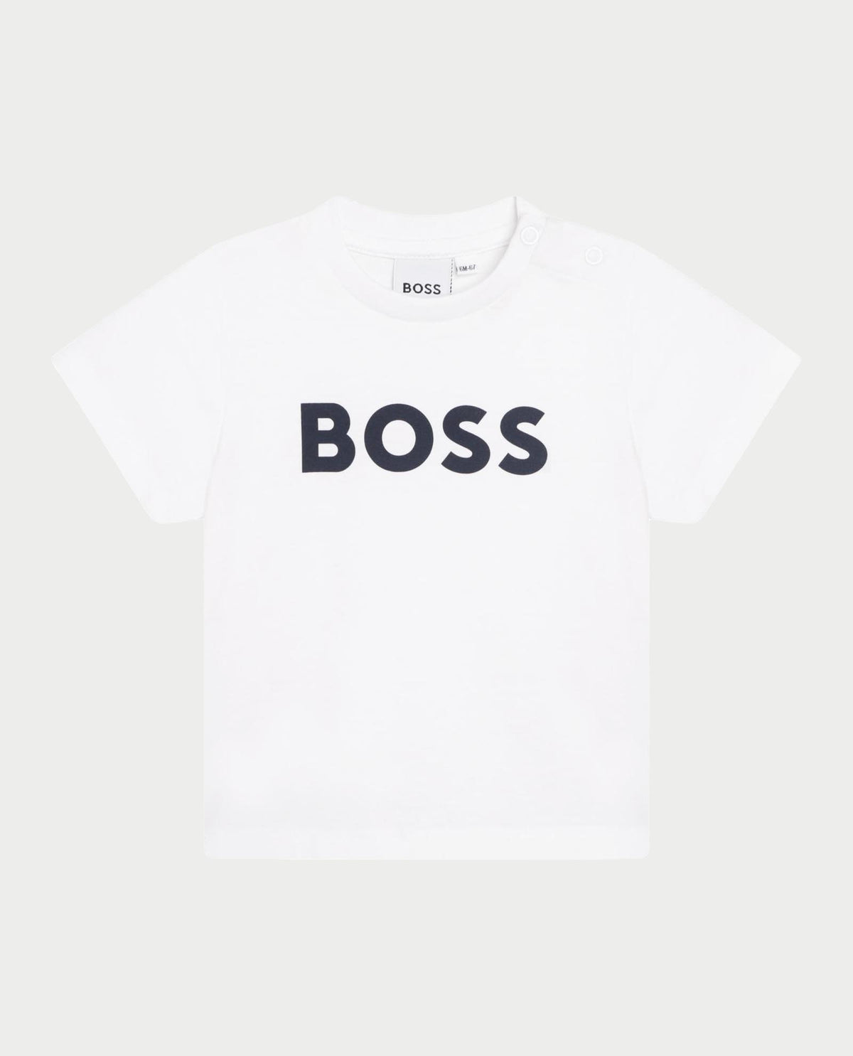 T-shirt neonati Boss girocollo 