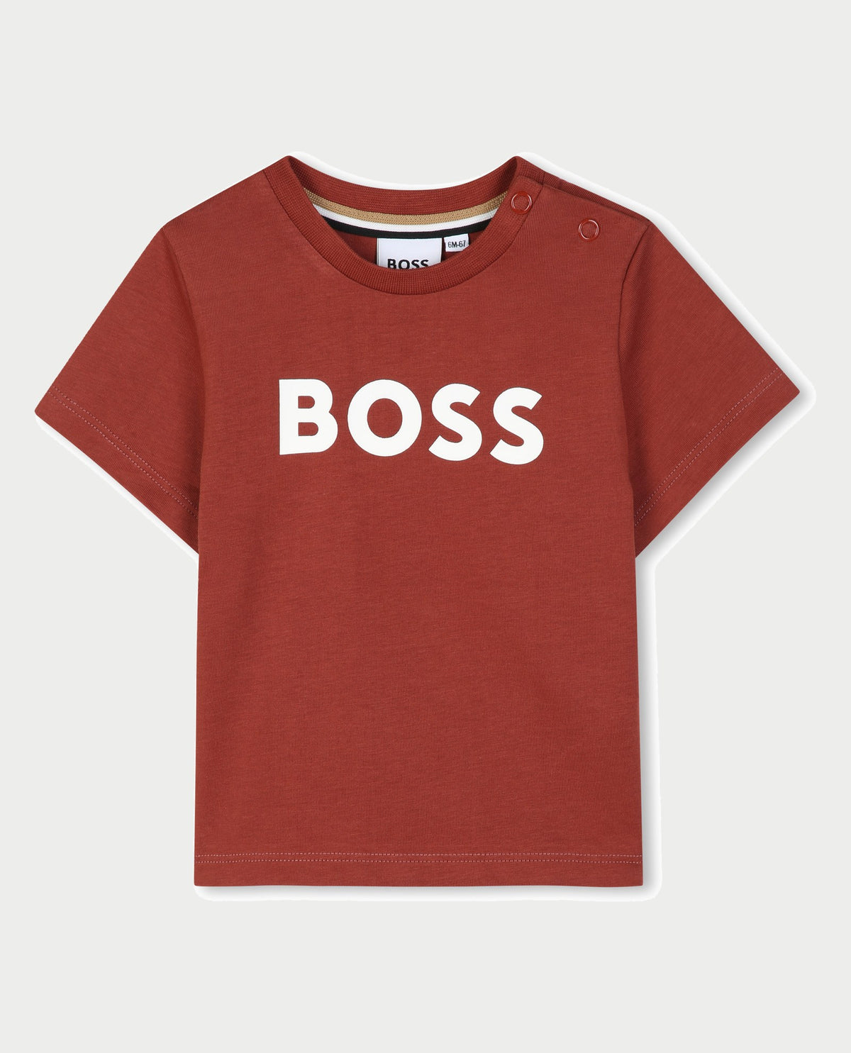 T-shirt bambino Boss con bottoni 