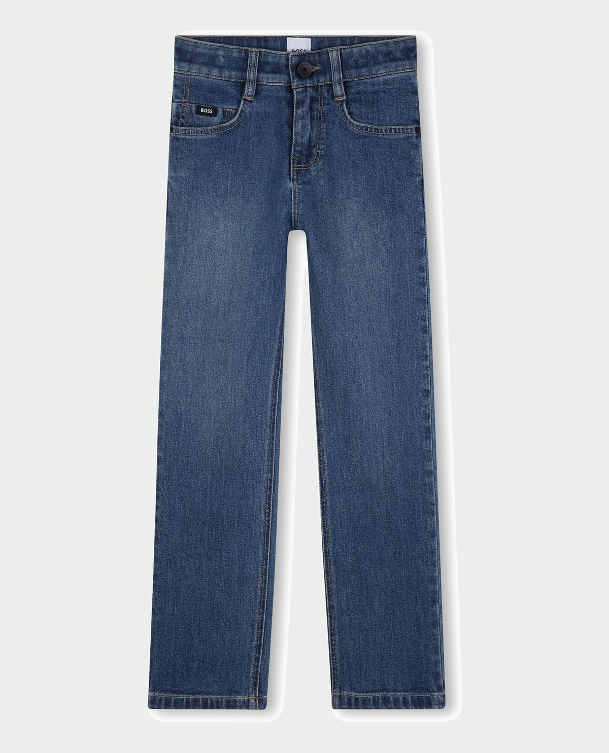 Pantaloni in denim stone Boss bambino 