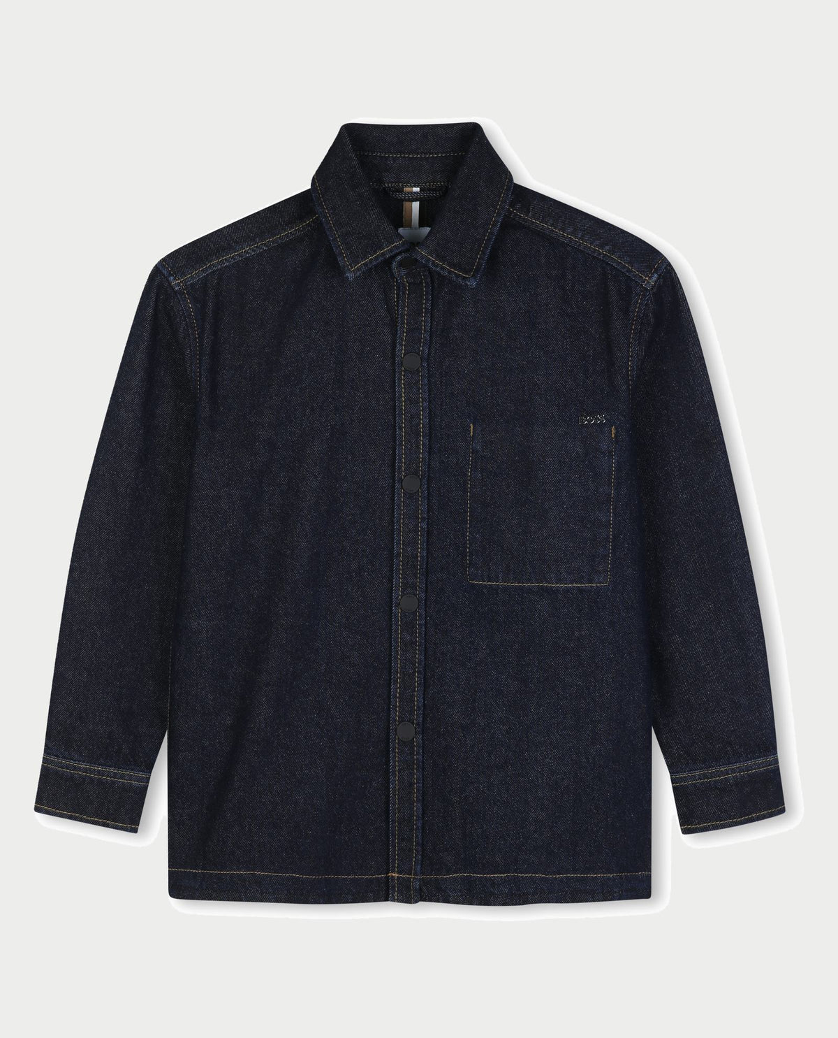 Camicia in denim Boss bambino con bottoni 