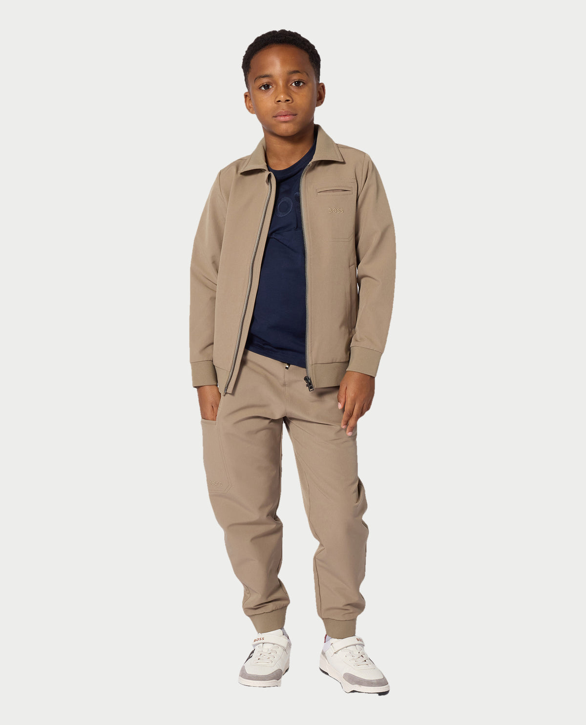 Cardigan in tessuto sintetico Boss bambino 
