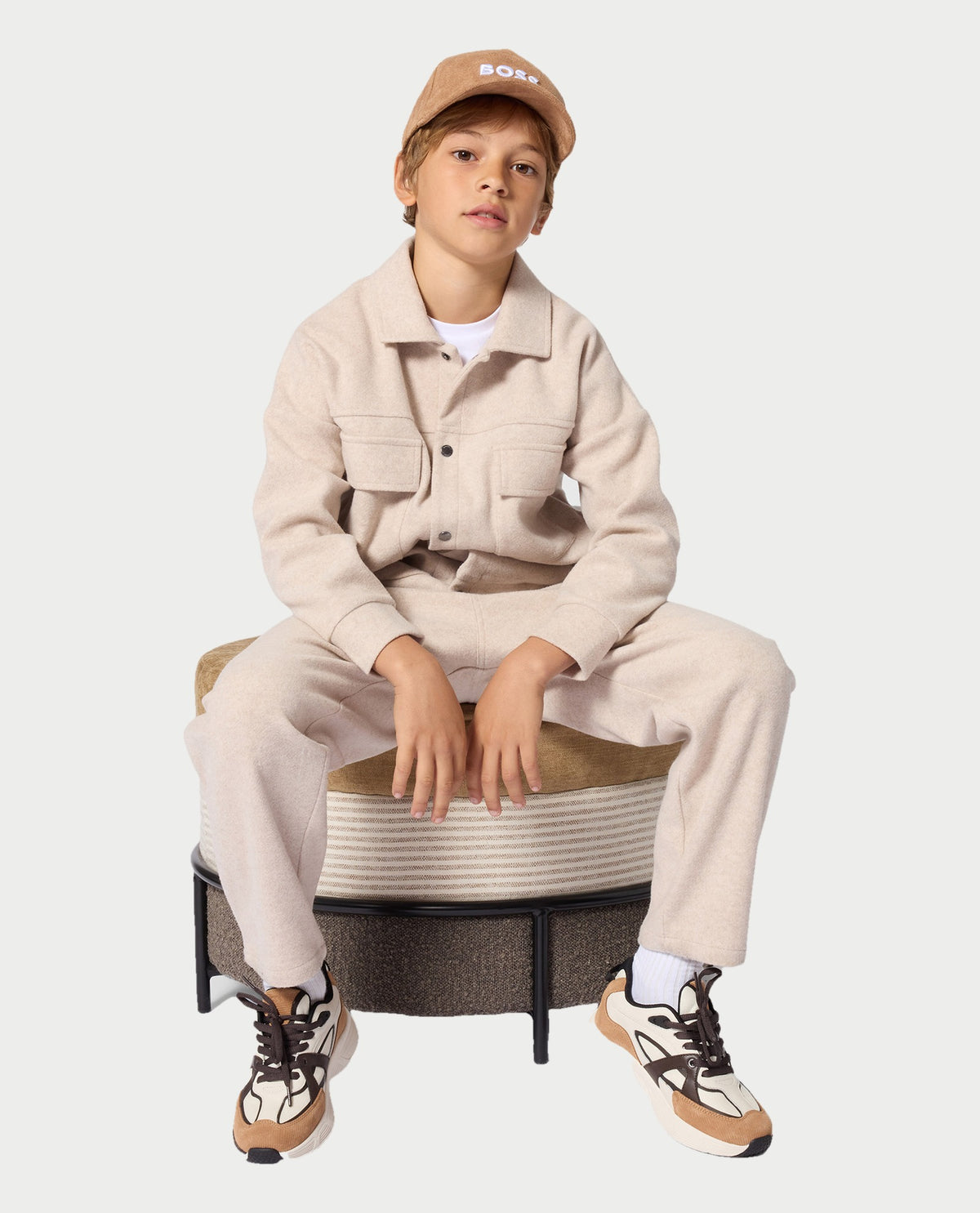 Giacca ecru antico Boss bambino 
