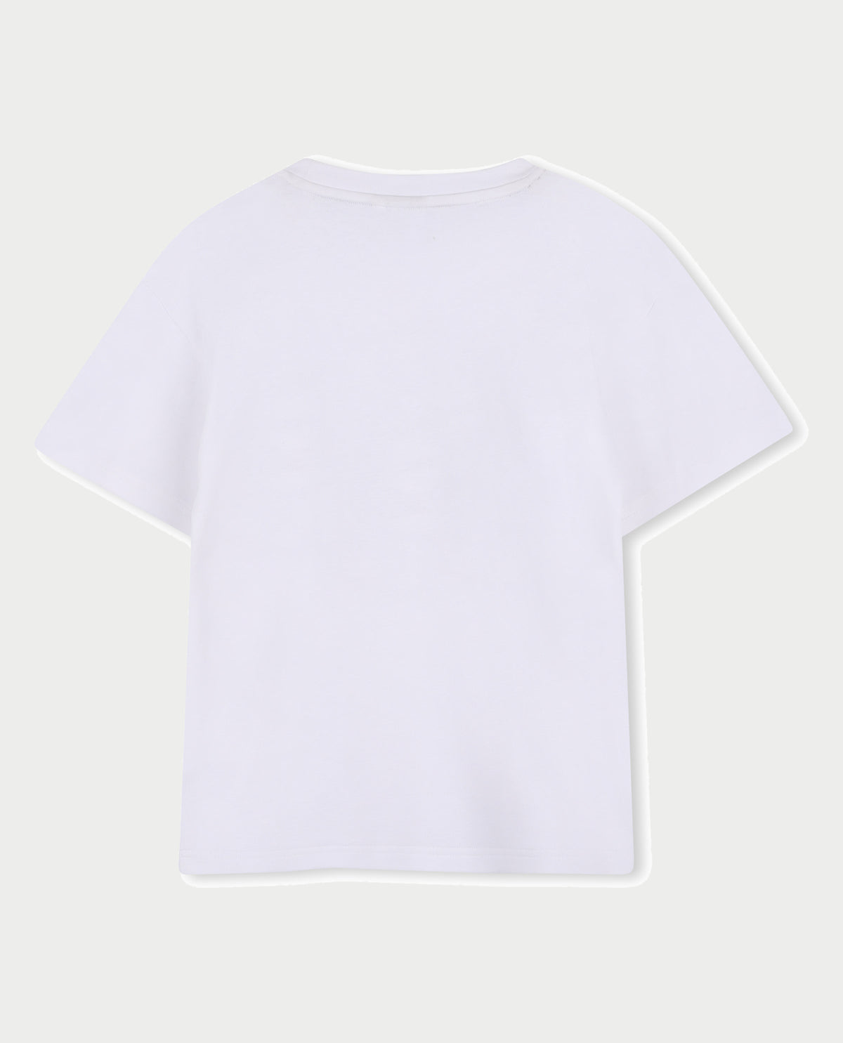 T-shirt bambino Boss con stampa frontale 
