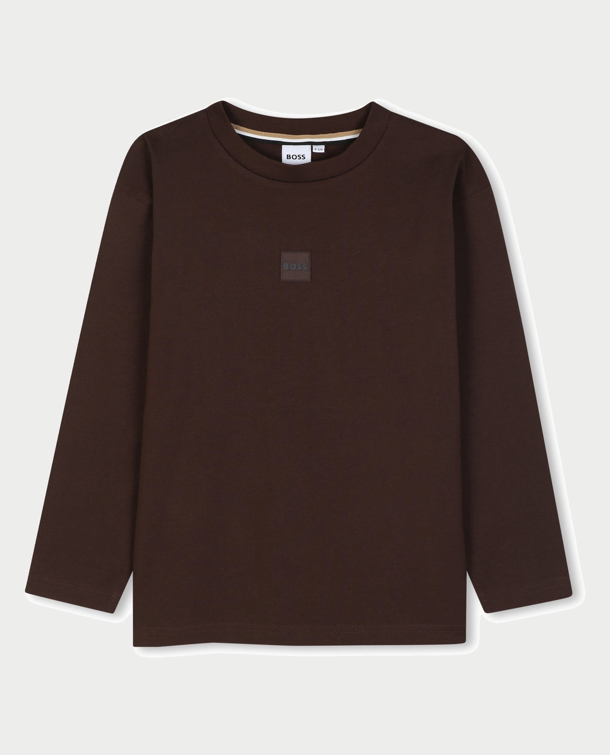 Maglia a maniche lunge Boss bambino con stampa sul retro 