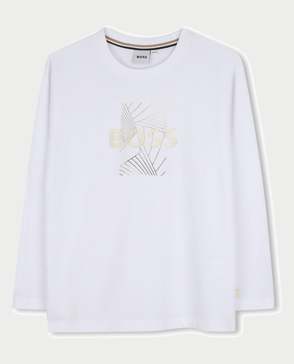 Maglia a maniche lunge Boss bambino in morbido jersey 