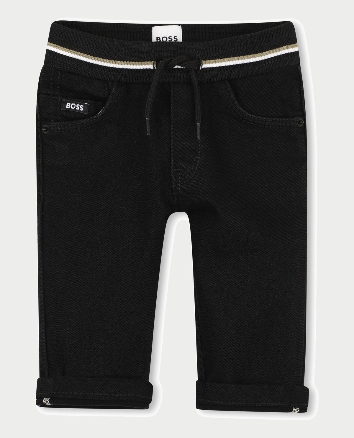 Jeans bambino Boss con elastico e coulisse 