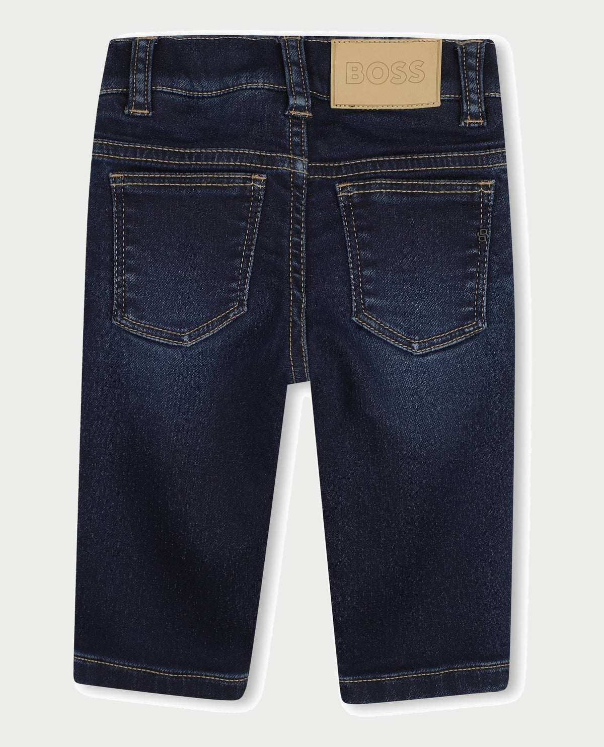 Jeans bambino Boss in lavaggio scuro 