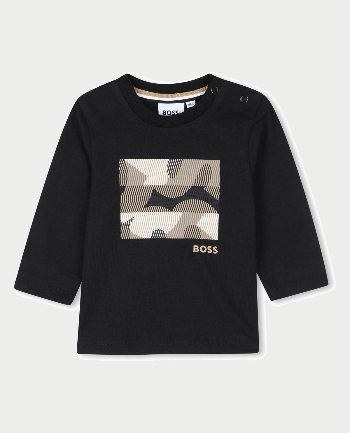 Maglia a maniche lunghe Boss bambino con bottoni 