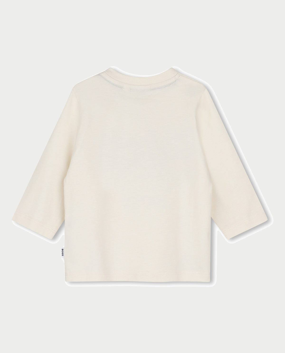 Maglia a maniche lunghe Boss bambino con stampa 