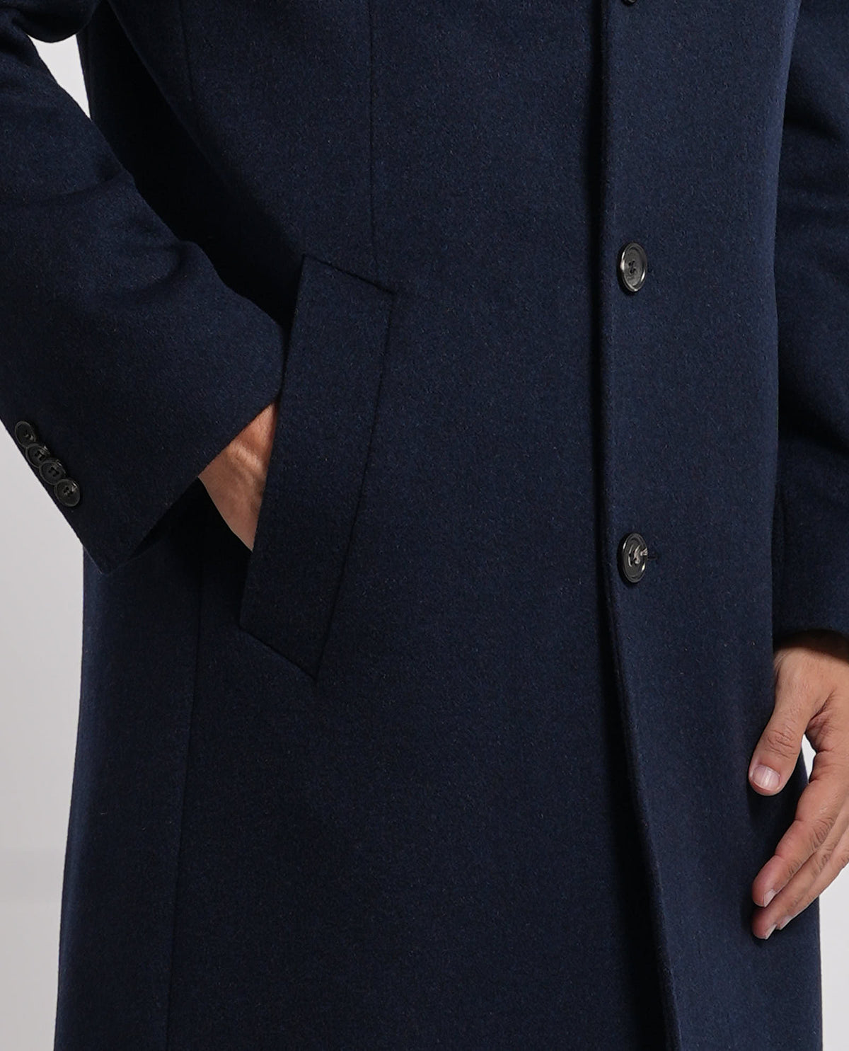 Cappotto uomo Bugatti in misto lana e cashmere 