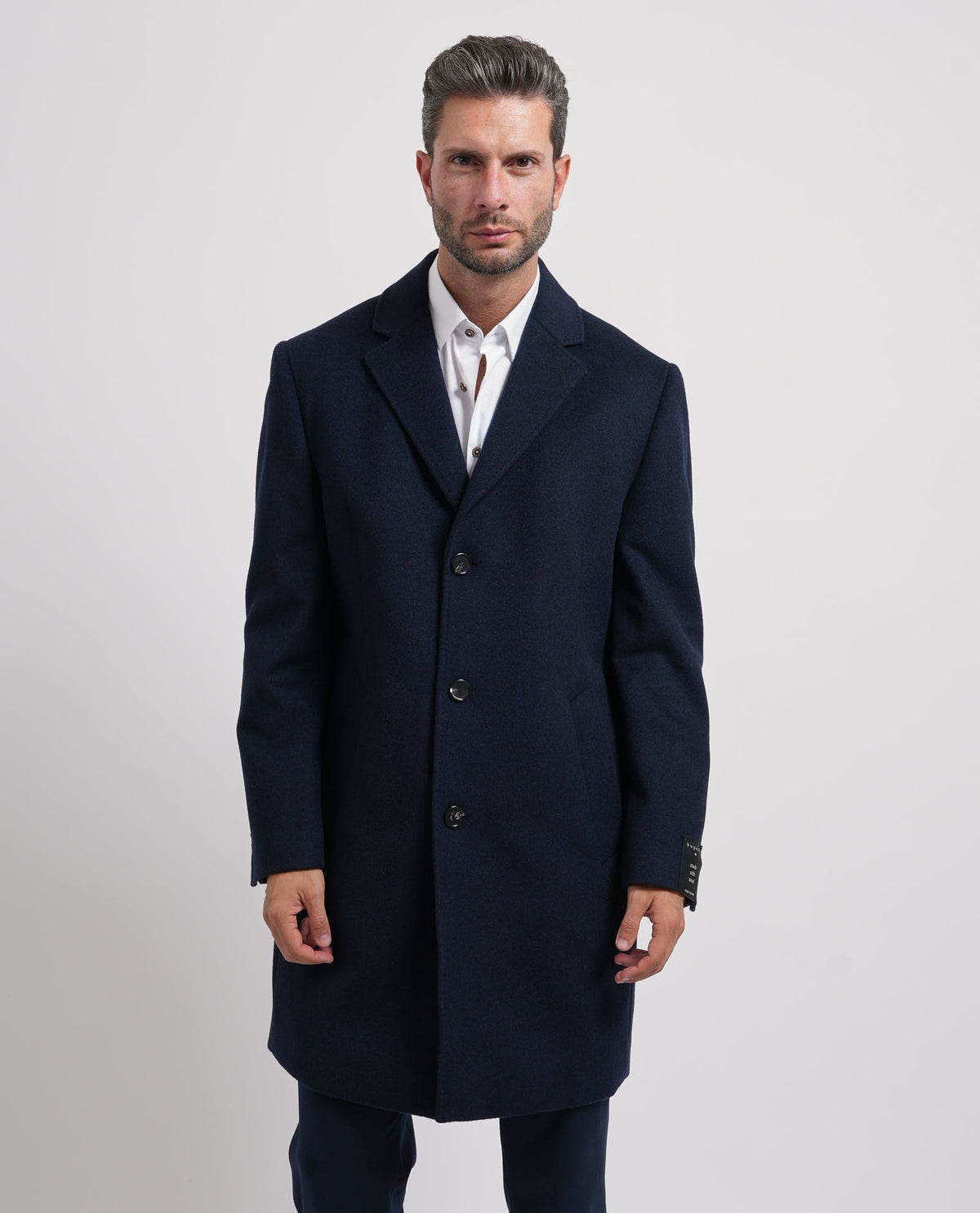 Cappotto uomo Bugatti in misto lana e cashmere 