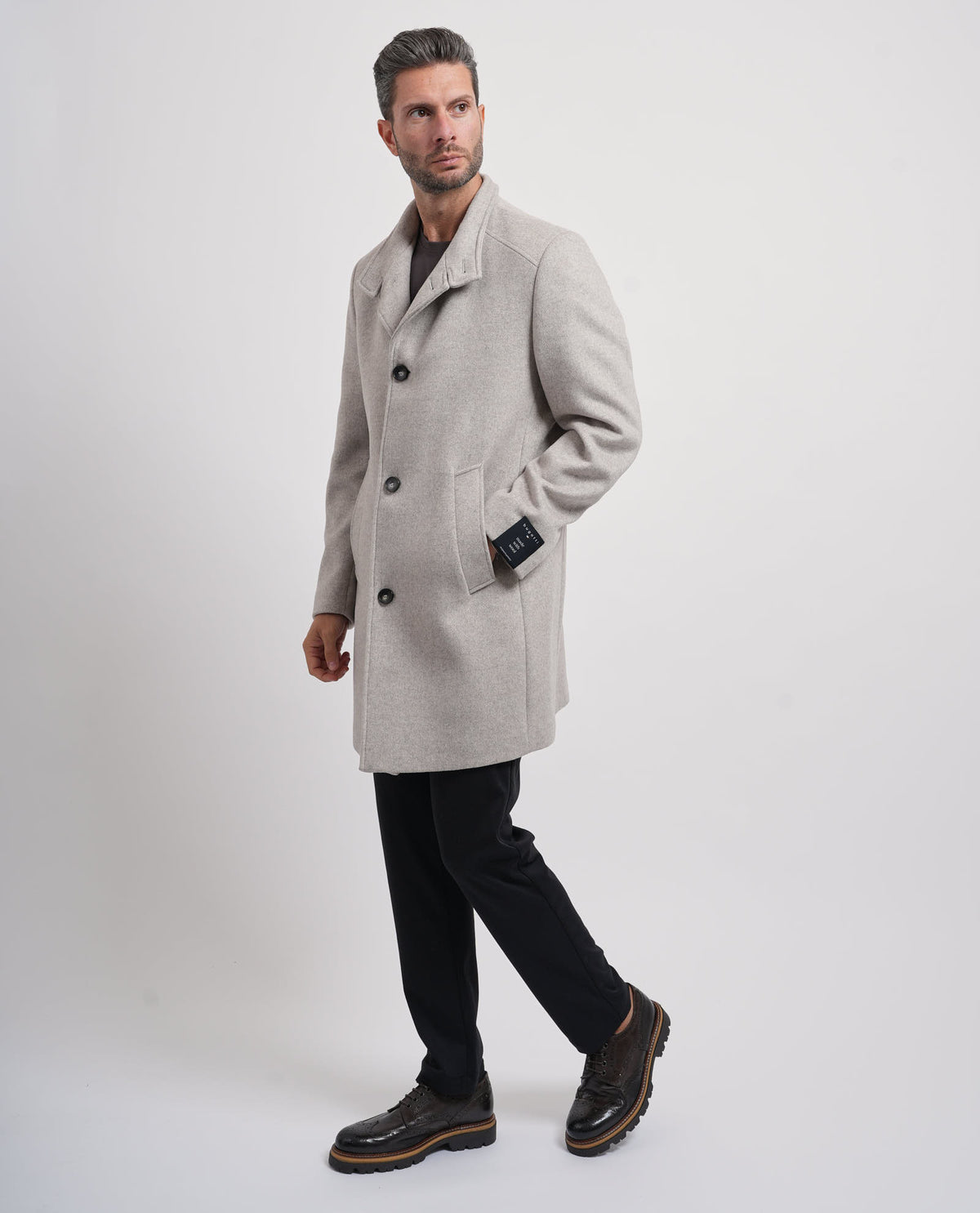 Cappotto uomo Bugatti in misto lana 
